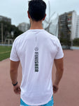 Polo Finisher Media Maratón de Lima 116° Dryfit Blanco - Hombre