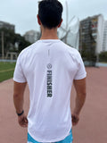 Polo Finisher Media Maratón de Lima 116° Dryfit Blanco - Hombre